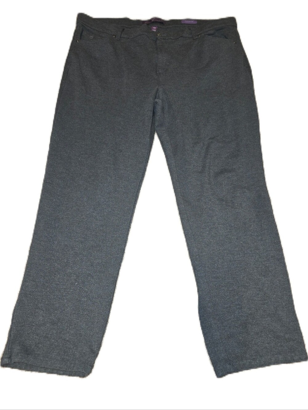 ๐ 3/$15 Gloria Vanderbilt Amanda 18W Straight Leg Stretch Gray Dress Pants - Picture 3 of 11